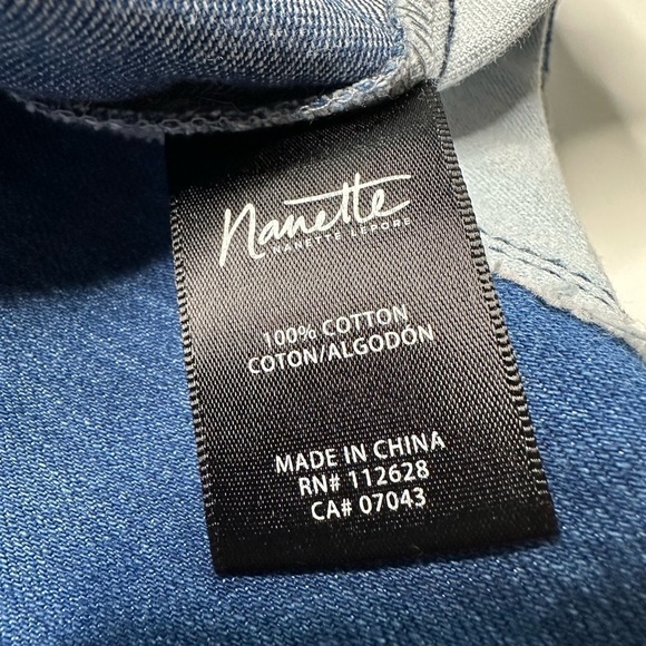 Nanette Lepore Denim Patchwork Shift Dress - Picture 5 of 7